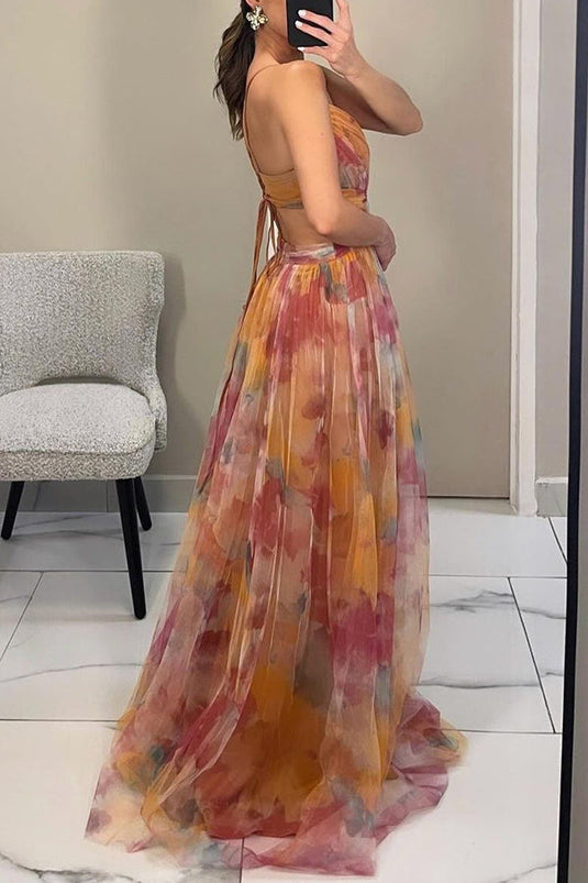 Cindy | Stunning Floral Print Maxi Dress