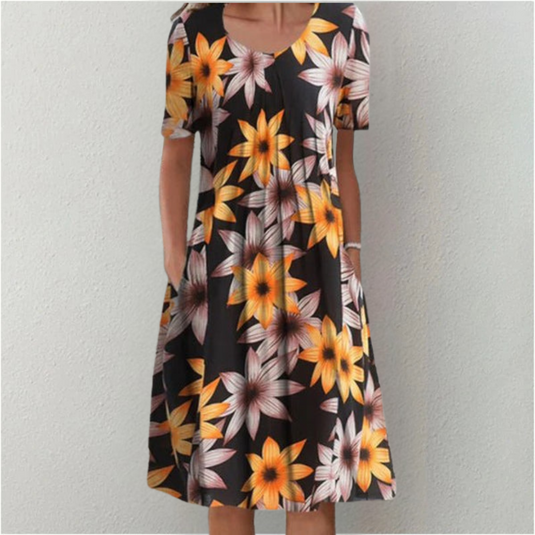 Gwenn | Easy Style Casual Floral Dress