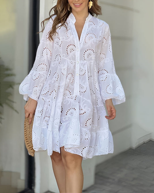 Heaven | Flattering Draped Midi Casual Summer Dress