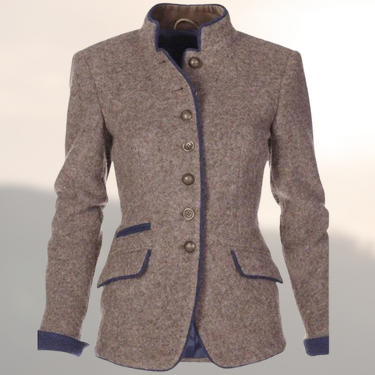 Fiona | Artisan Textured Button Women Casual Jacket