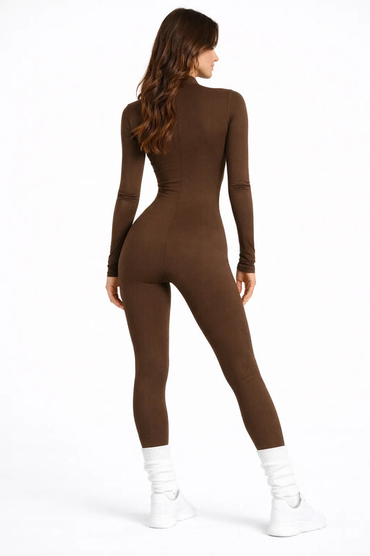 Lyra - Long Sleeves Fitness Jumpsuit