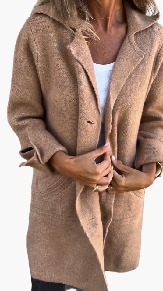 Maxine | Relaxed Oversized Button Down Women Trench Coat