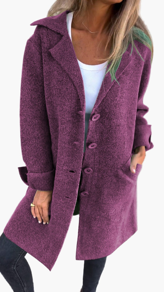 Maxine | Relaxed Oversized Button Down Women Trench Coat