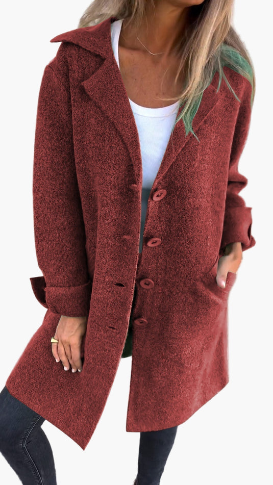 Maxine | Relaxed Oversized Button Down Women Trench Coat