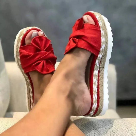 Faith | Playful pring Bow Platform Sandals