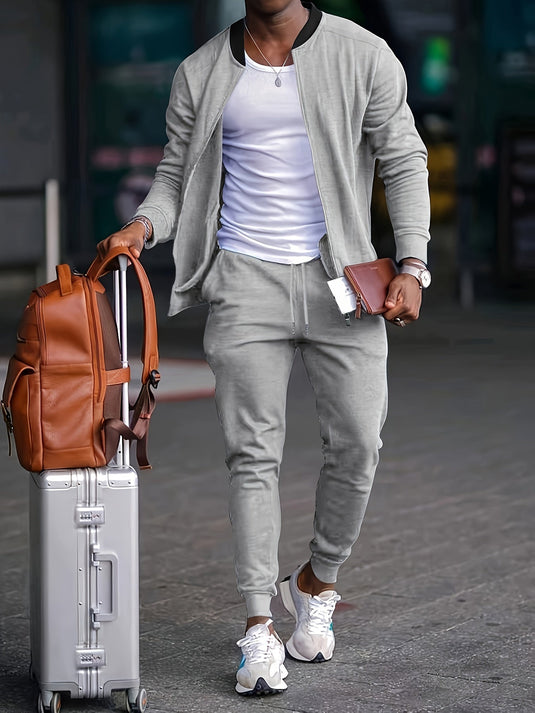 Albert | Active Set Zipper Jacket Men Tracksuit