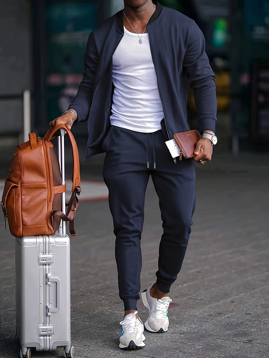 Albert | Active Set Zipper Jacket Men Tracksuit