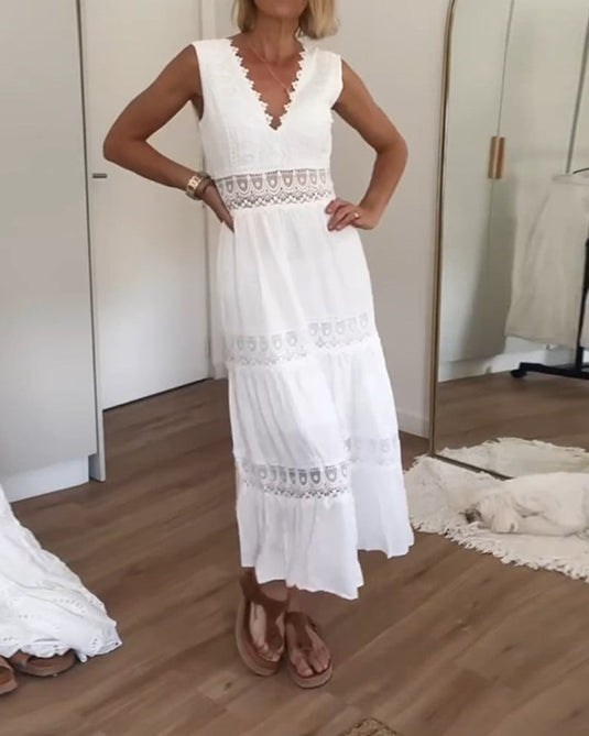 Lily | Graceful Wrap Draped Boho Dress