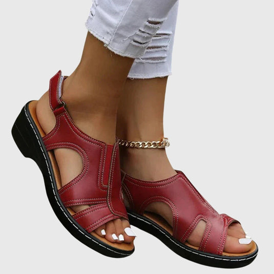 Jessa -  Soft Support Closed Toe Orthopedic Sandals