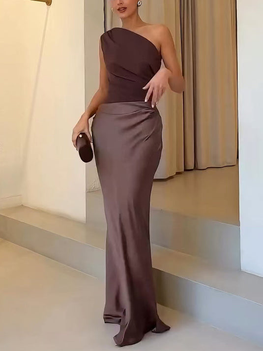 Sonia - Stylish One Shoulder Wedding Guest Dress