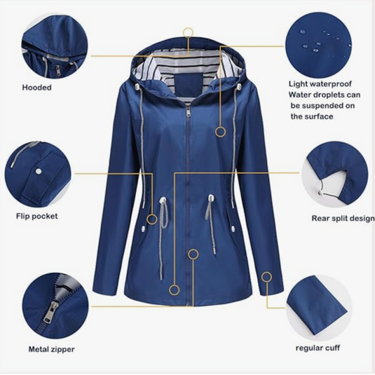 Heather | Effortless Waterproof  Women Casual Jacket