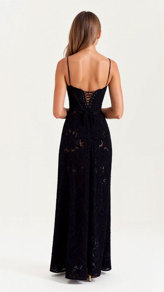 Pandora | Stunning Bustier Maxi Wedding Guest Dress