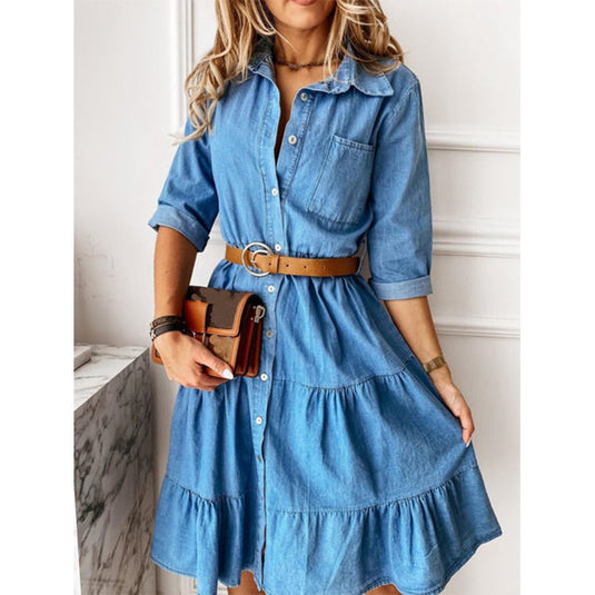 Carla | Lovely Flowy Midi Casual Summer Dress
