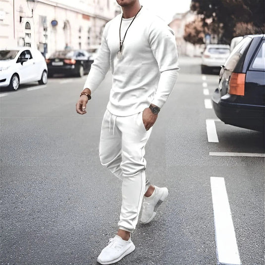 Adrian | Sporty Set Two Piece Men Tracksuit
