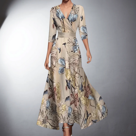 Marga | Radiant Maxi Floral Dress