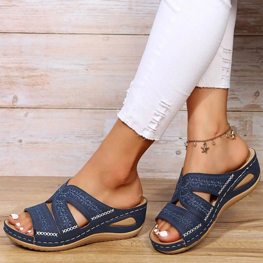 Britney | Flexible Buckle Strap Women Orthopedic Sandals