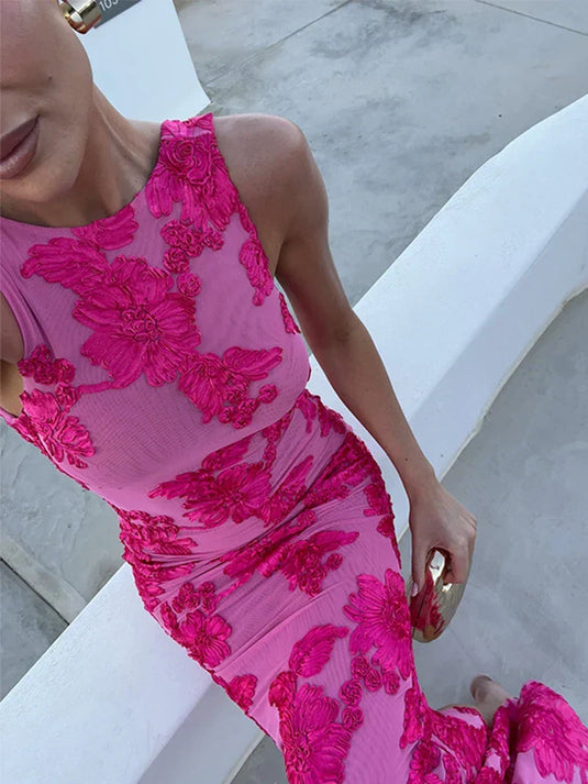 Karen | Charming Maxi Floral Dress