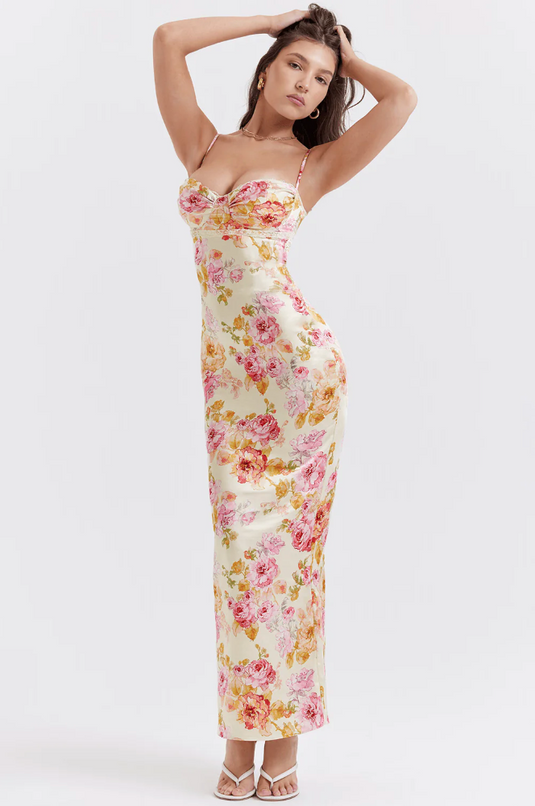 Kathy | Dreamy Floral Wedding Guest Dress