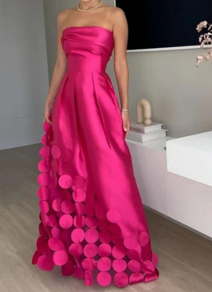 Mandy - Charming Button Wedding Guest Dress