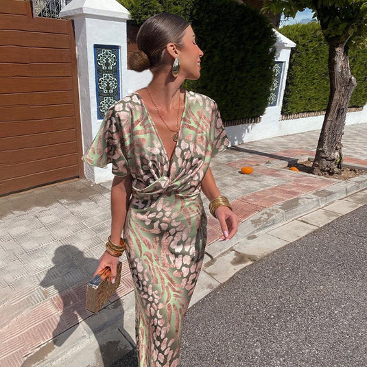 Emily | Glamorous Midi Wedding Guest Dress