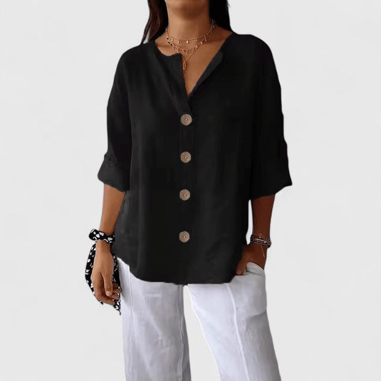 Beatrix | Stylish V-Neck Women Blouse