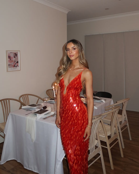 Hailey | Romantic Backless Wedding Guest Dress