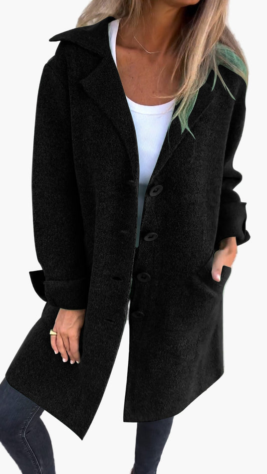 Maxine | Relaxed Oversized Button Down Women Trench Coat