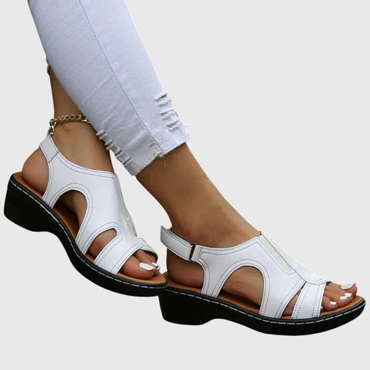 Jessa -  Soft Support Closed Toe Orthopedic Sandals