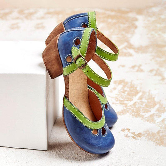 Lotty | Gentle Support Flat Low Heel Sandals