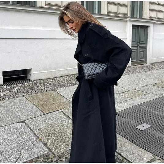 Lucia | Classic Double-Breasted Women Trench Coat
