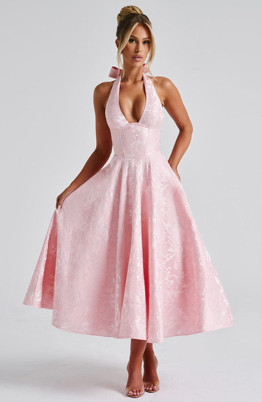Renee | Chic Midi Wedding Guest Dress