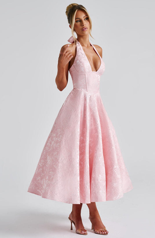 Renee | Chic Midi Wedding Guest Dress