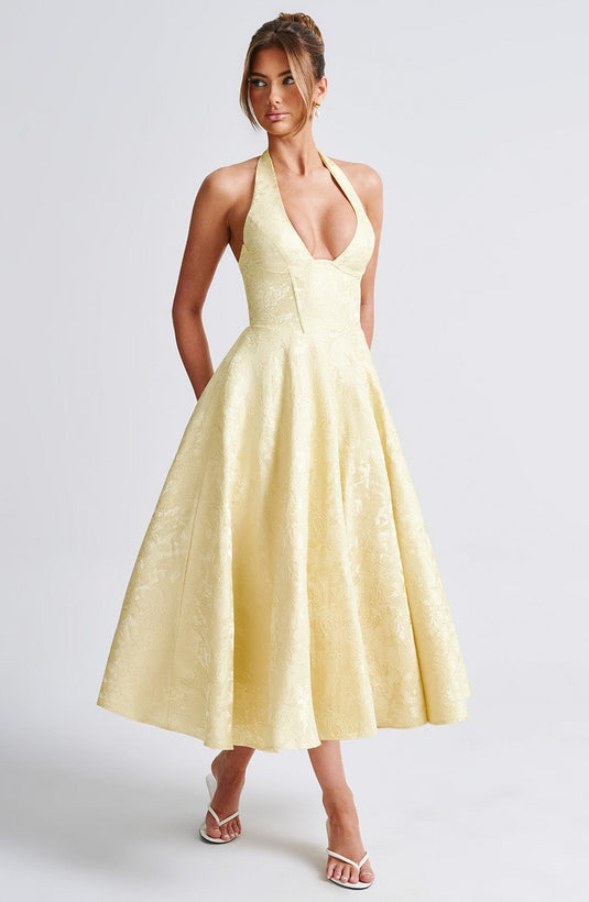 Renee | Chic Midi Wedding Guest Dress