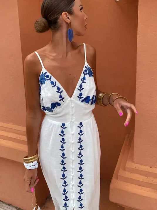 Valentina - Breezy White Wedding Guest Dress