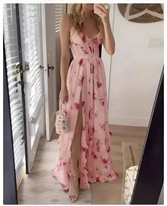 Tegan - Romantic Floral Wedding Guest Dress