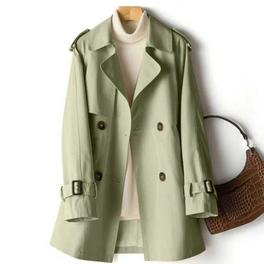 Kenzie | Sophisticated Double Breasted Women Trench Coat