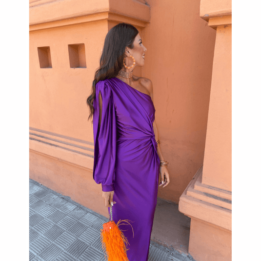 Rhiain - Elegant Evening Wedding Guest Dress