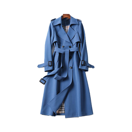 Lizzie | Refined Belted Double Breasted Women Trench Coat