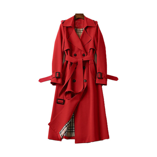 Lizzie | Refined Belted Double Breasted Women Trench Coat