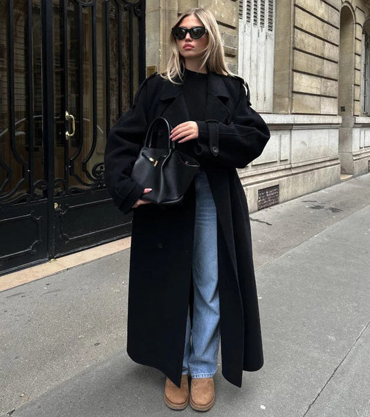 Lucia | Classic Double-Breasted Women Trench Coat