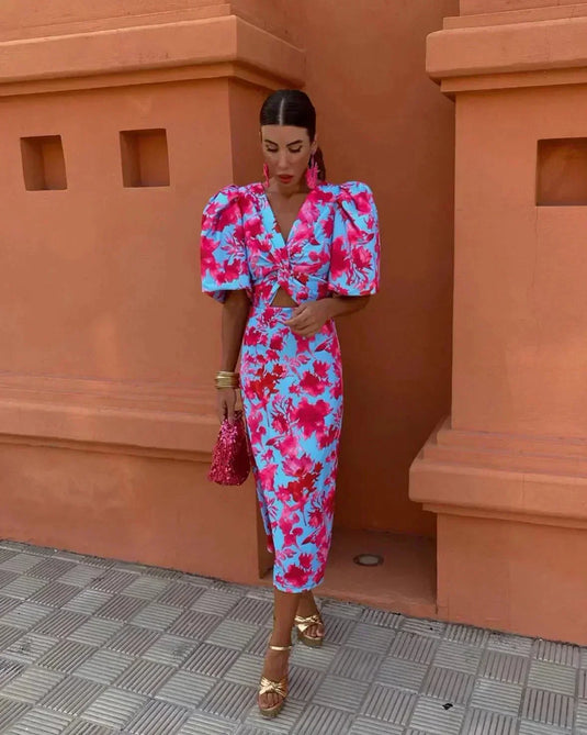 Adeline - Confident Midi Wedding Guest Dress