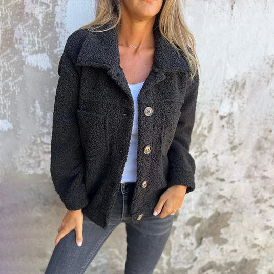Jacqueline | Chic Lapel Women Casual Jacket
