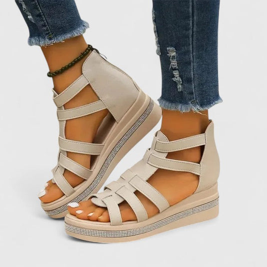 Christy | Sparkling Strass Orthopedic Sandals