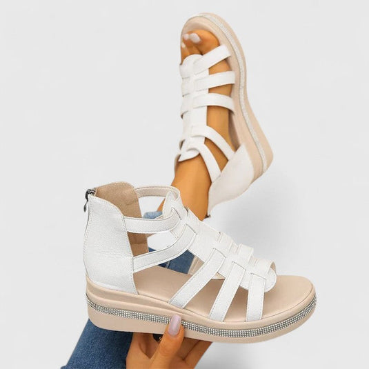 Christy | Sparkling Strass Orthopedic Sandals