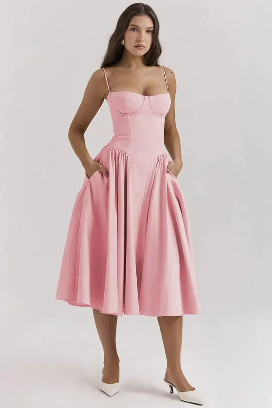 Caolinn - Timeless Maxi Wedding Guest Dress