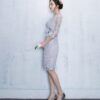 Dress New Sheath Column Jewel Knee-length Formal