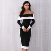 New Long Sleeve Bodycon Bandage Dress - Women's Vestidos 19 Runway Party Dress