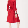 Tingfly Casual Summer Women Knee Length Shirt Dress – Vintage Half Sleeve Elegant Office Work Dress