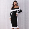 New Long Sleeve Bodycon Bandage Dress - Women's Vestidos 19 Runway Party Dress