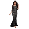 Mermaid Lap Lace Dress Evening Party Empire Waist Graceful Dress